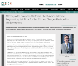 Lawyer | Sacramento Attorney, Allen Sawyer helps client avoid jail time. 
